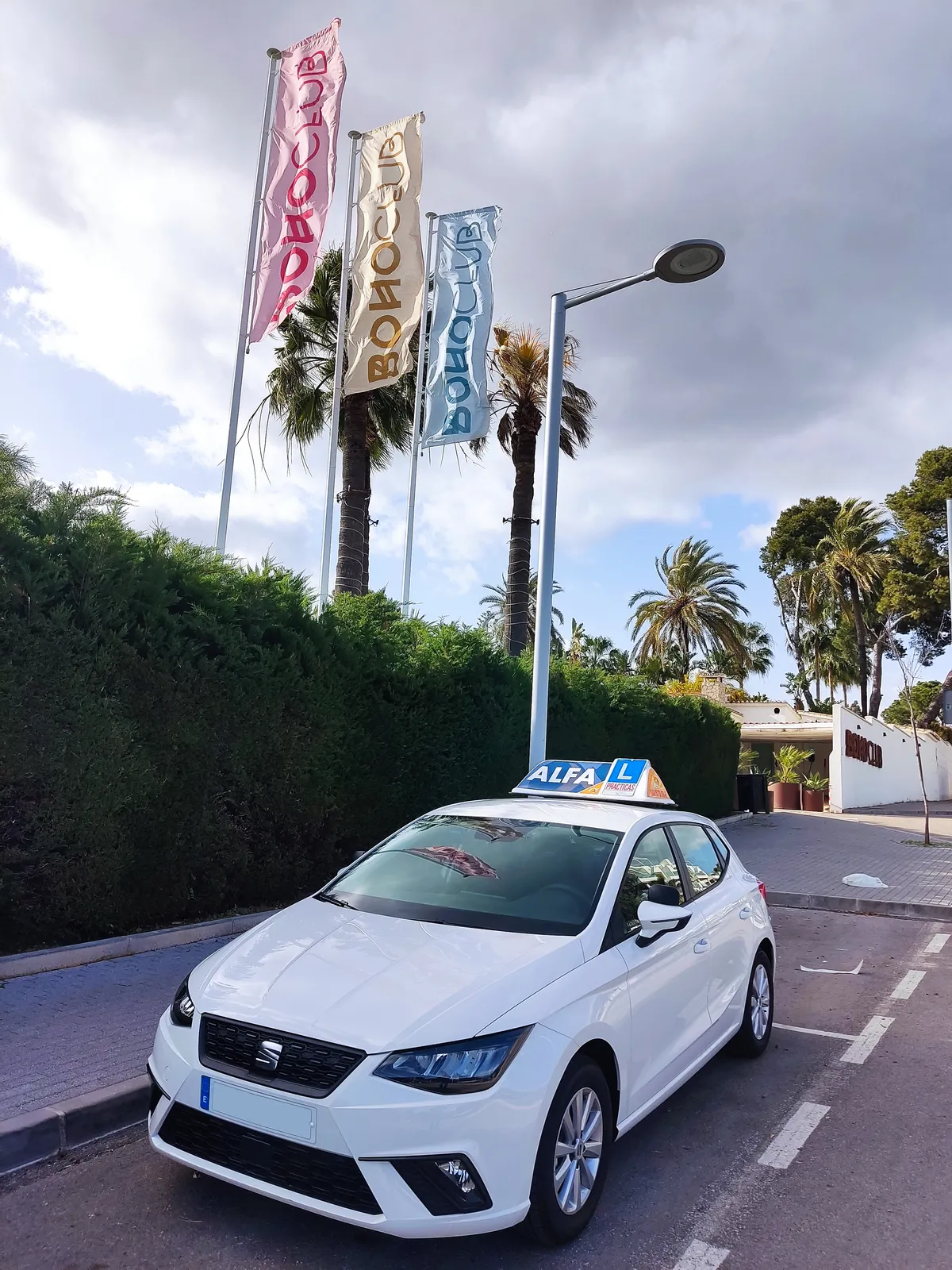 Recogida coche de autoescuela en Río Verde Marbella